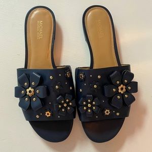 Michael Kors Tara Floral Embellished Slides 7